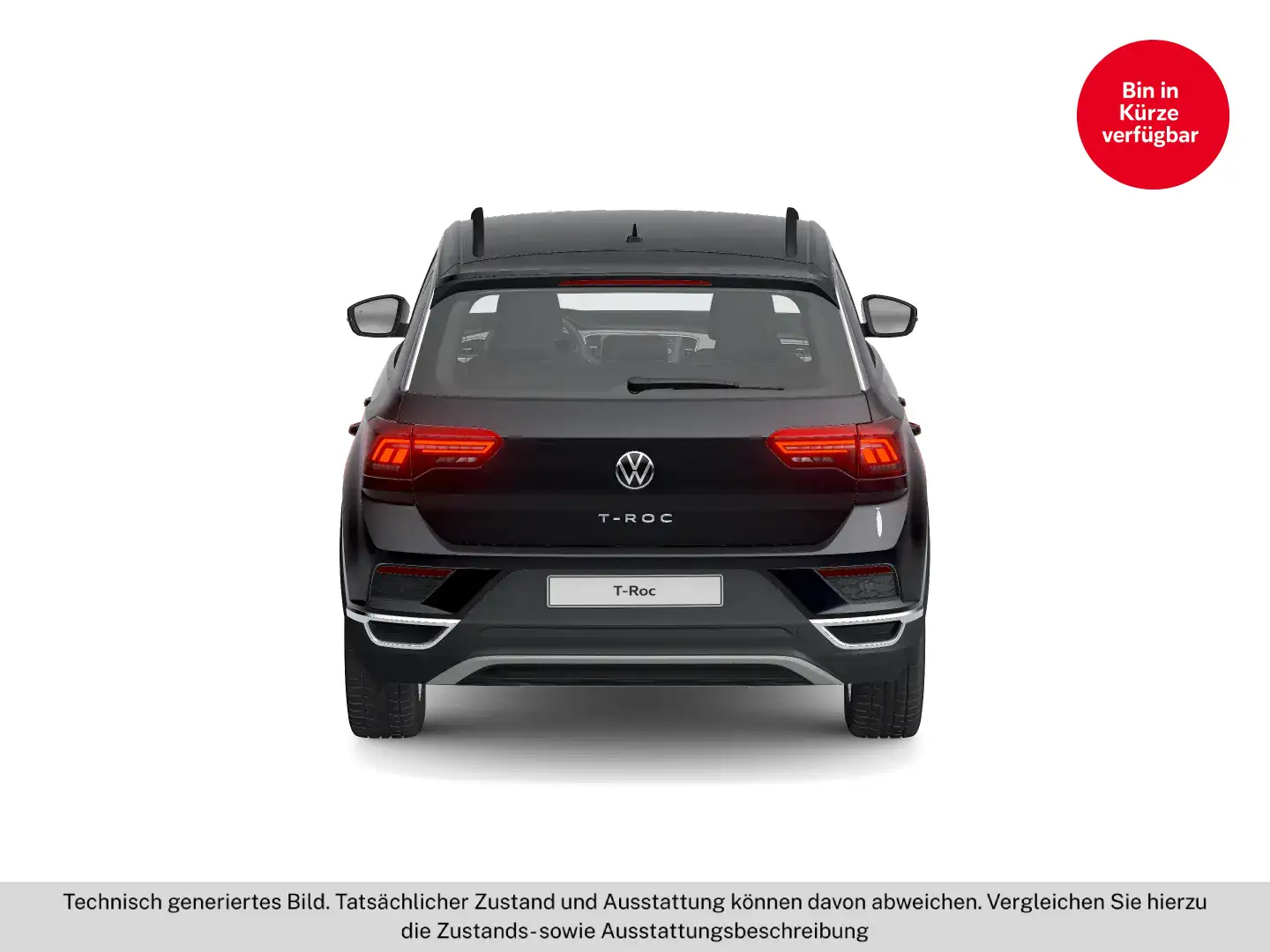 Volkswagen T-Roc Design TSI ACT DSG Schwarz - 2