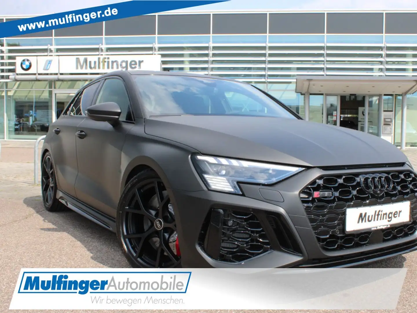 Audi RS3 SB qu. HGP 620PS KW V3 Matrix Pano BO Navi LED Schwarz - 1