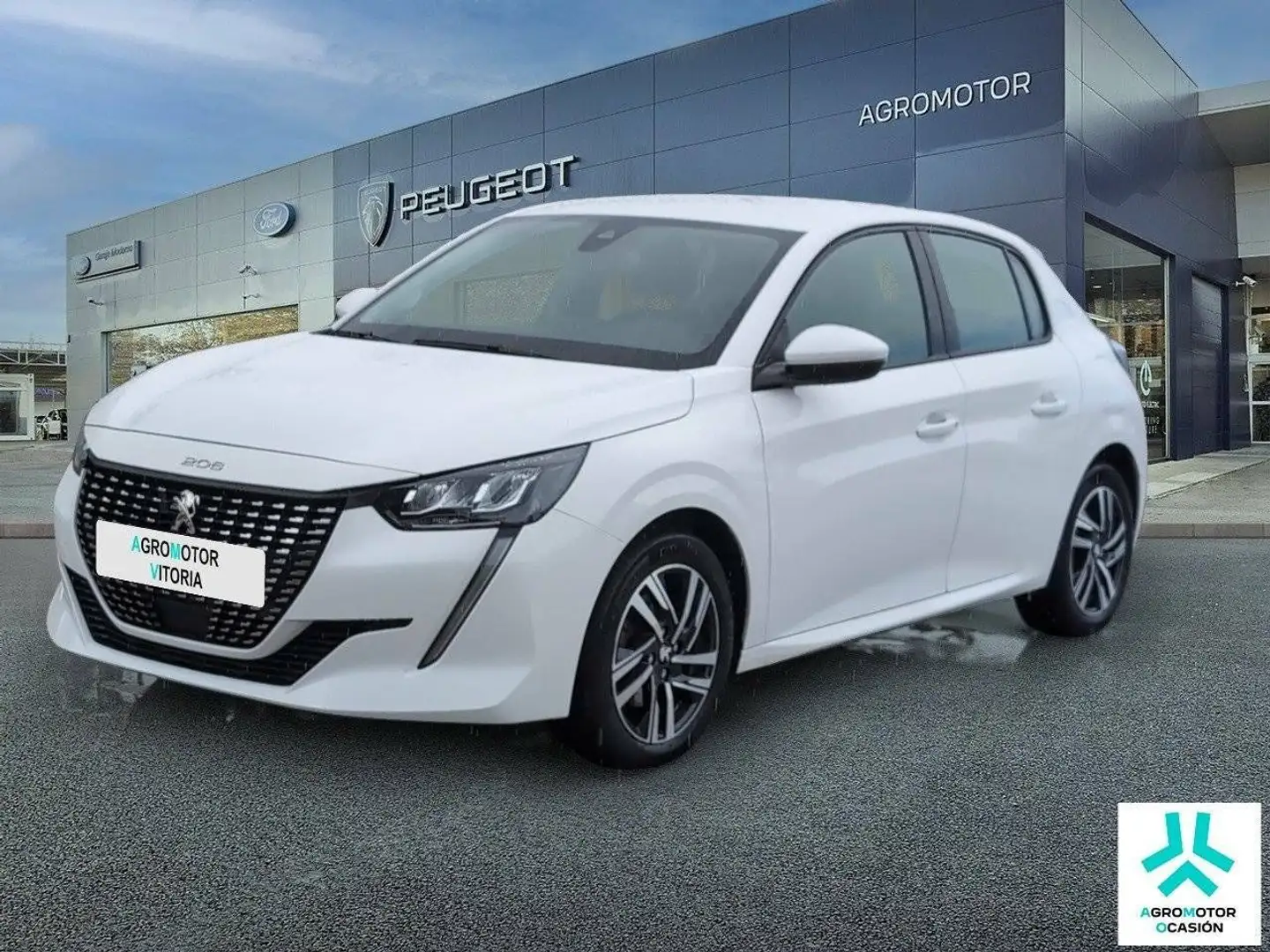 Peugeot 208 1.6BlueHDi Allure 100 Blanc - 1