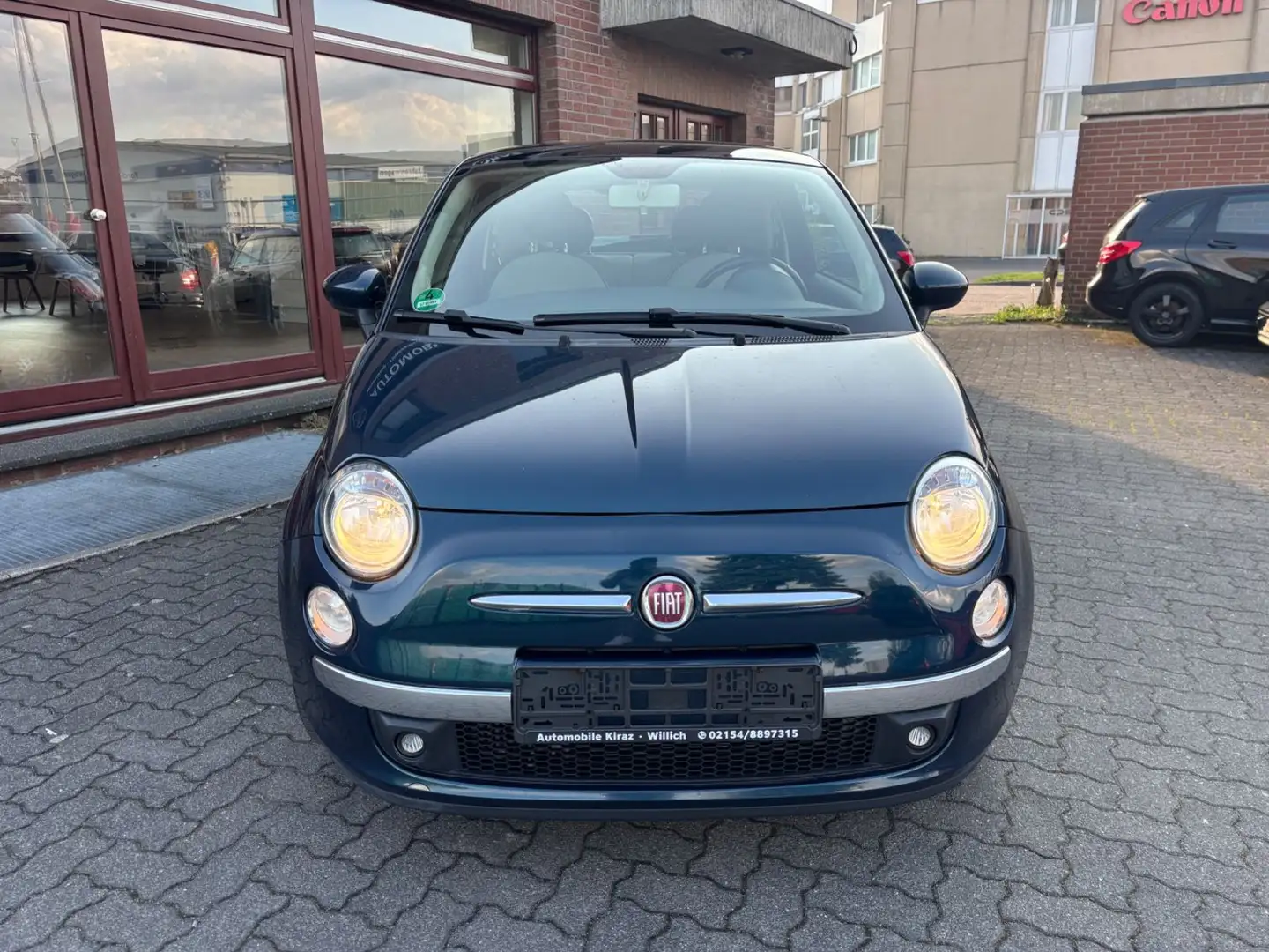 Fiat 500 KLIMA PDC PANODACH GARANTIE Bleu - 2