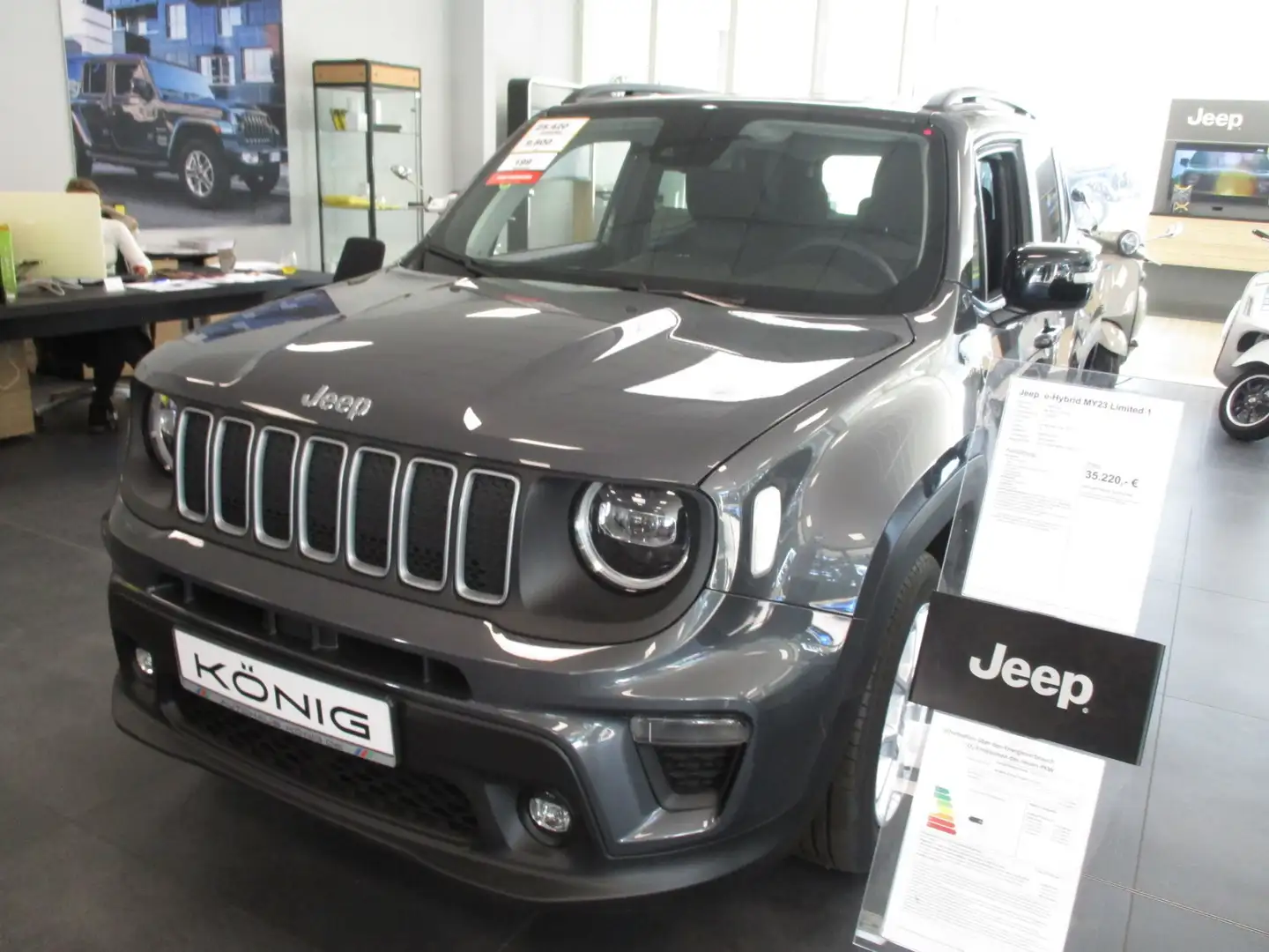 Jeep Renegade MY23 Limited 1.5l MHEV 130PS Automatik Grau - 1