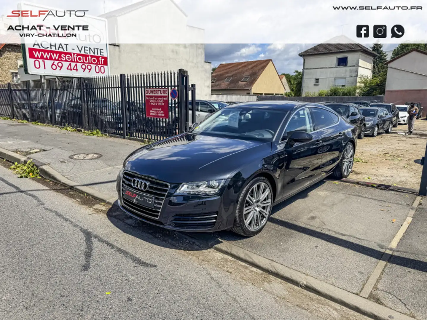 Audi A7 3.0 V6 TDI 245CH AVUS QUATTRO S TRONIC 7 Noir - 1
