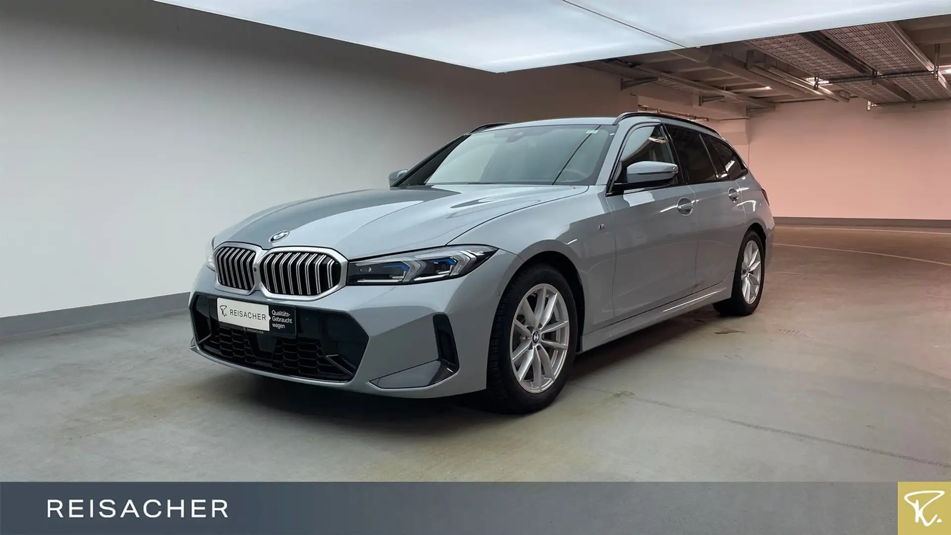 BMW 320 dA xDrive Tou M-Sport,AHK,ACC,HUD,360° Grau - 1