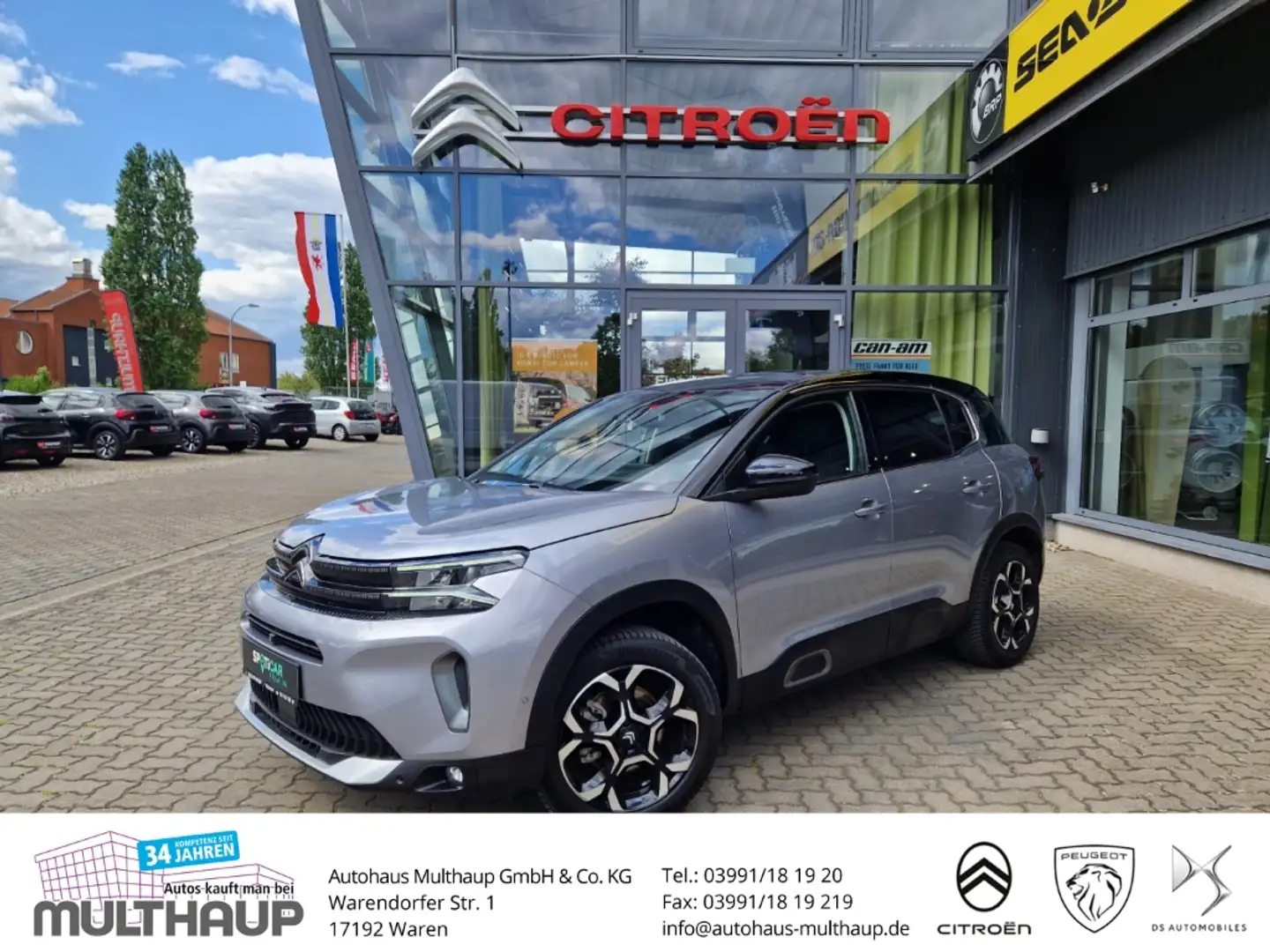 Citroen C5 Aircross Max 1.2 Mild-Hybrid 136 LED SHZ ACC Grau - 1