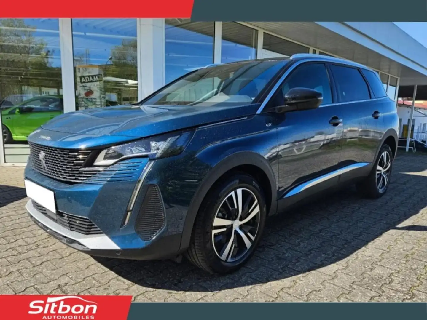 Peugeot 5008 1.2i Hybrid 136 e-DCS6 Bleu - 1