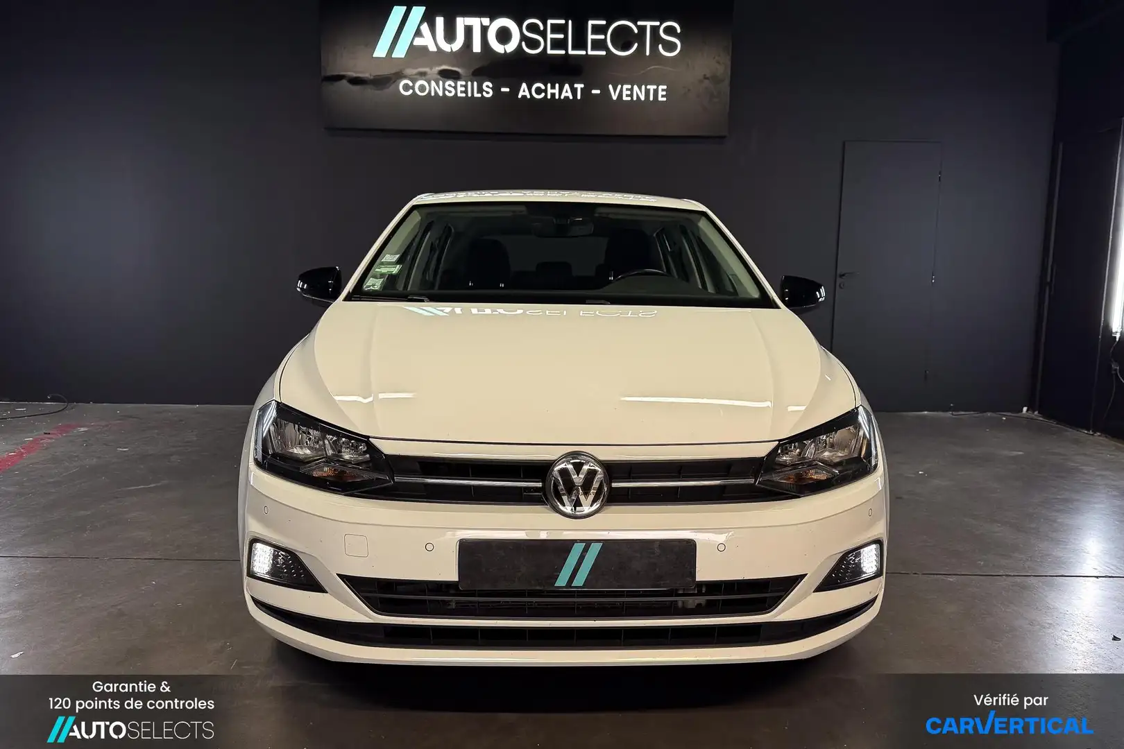 Volkswagen Polo IQ Drive - 1,0 TSI 95cv | Carvertical Disponible | Blanc - 2