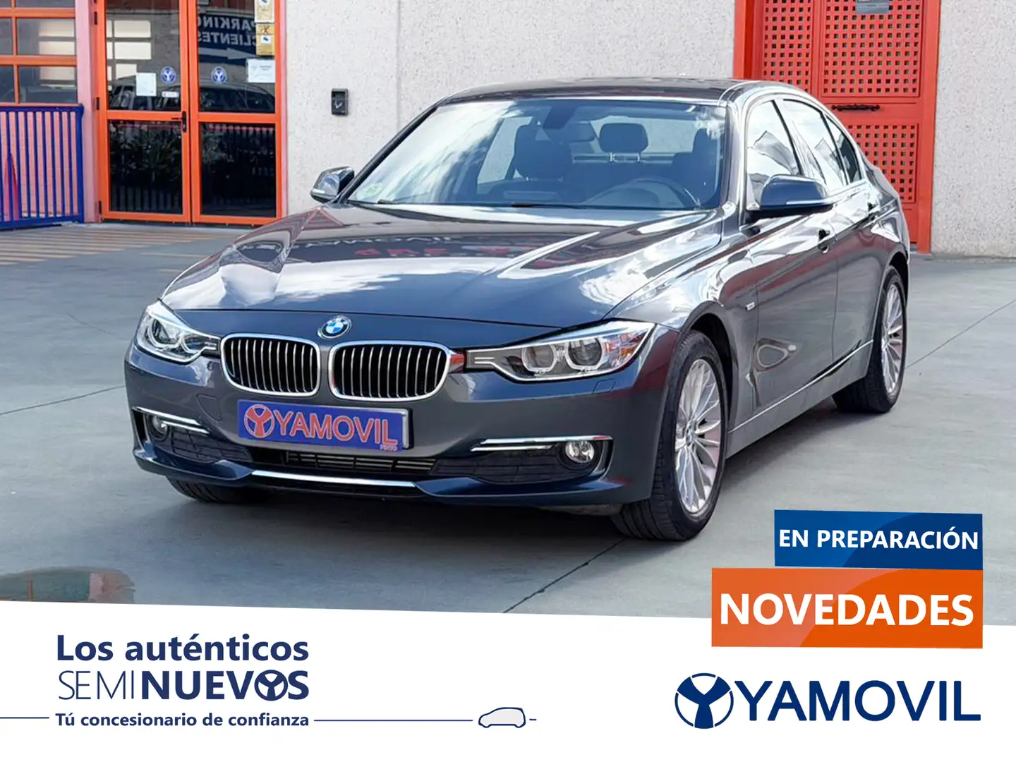 BMW 320 320dA Luxury Gris - 1