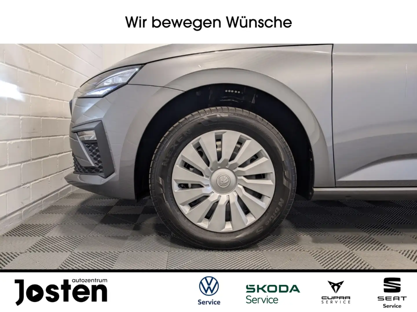 Skoda Scala 1.0 Essence SmartLink Winter-Paket Klima Grijs - 2