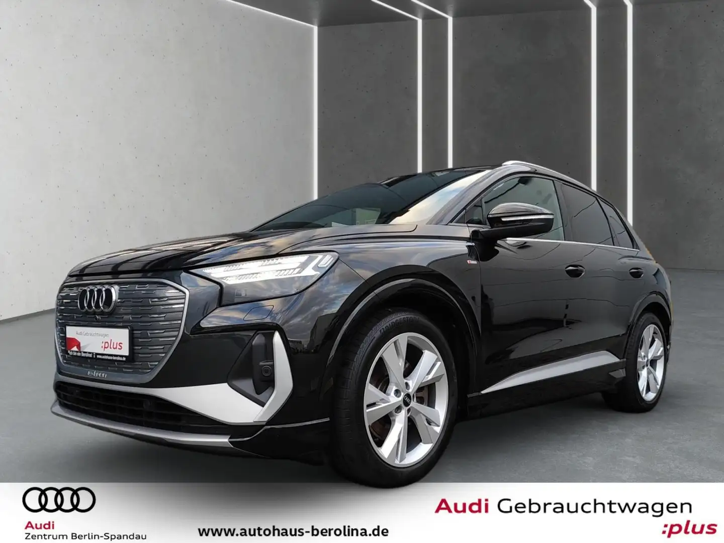 Audi Q4 e-tron 45 qu. S line *MATRIX*PANO*AR-HuD*SHZ* Schwarz - 2