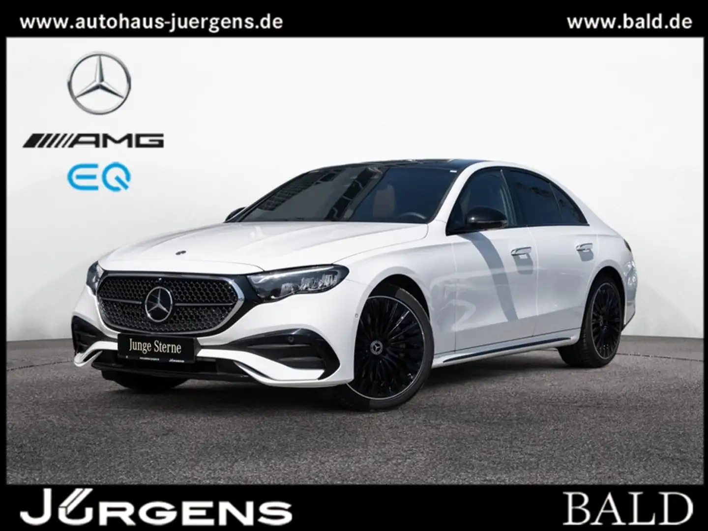 Mercedes-Benz E 200 AMG-Sport/Super/Pano/Sitzklima/Burm/20' Weiß - 1
