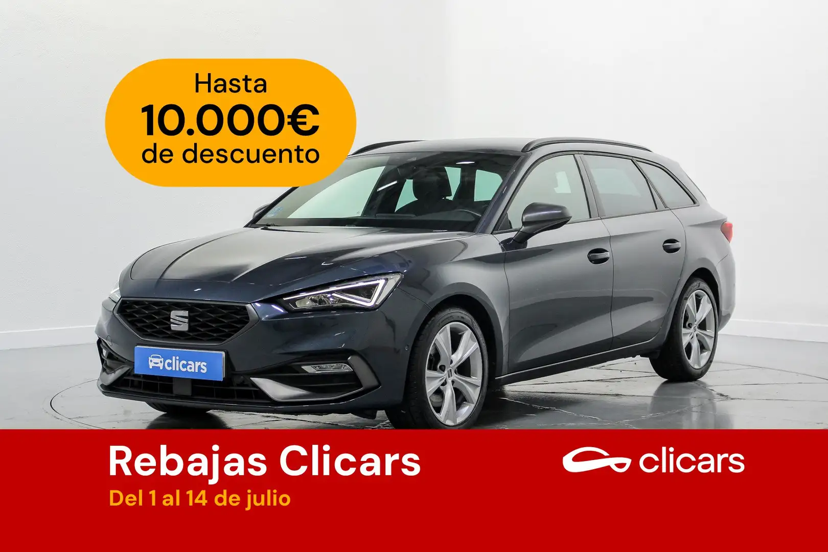 SEAT Leon ST 1.5 eTSI S&S FR DSG-7 150 Gris - 1