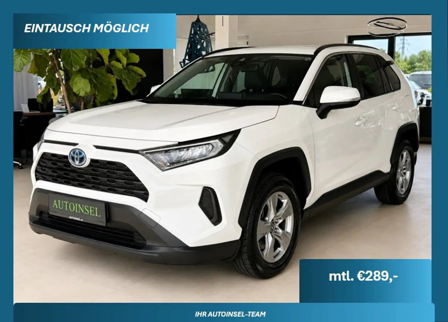 Toyota RAV 4 Hybrid 2,5 Hybrid Aut. Weiß - 1