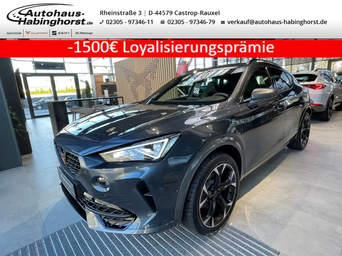 CUPRA Formentor 1.4 e-Hybrid DSG Navi ACC PDC Shz LED 19Alu Grau - 1