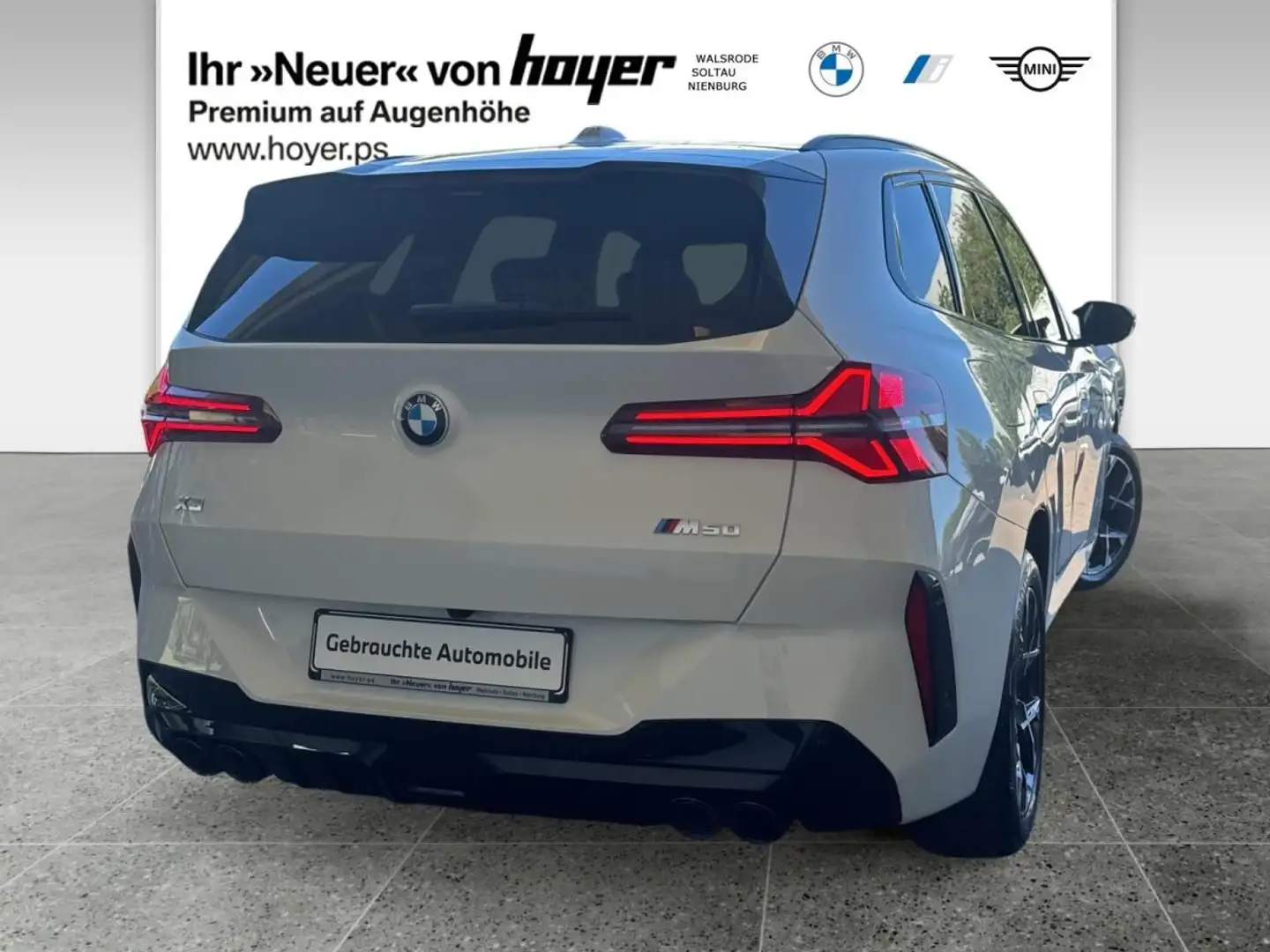 BMW X3 M50 xDrive M Sport Pro HK DAB LED RFK Weiß - 2