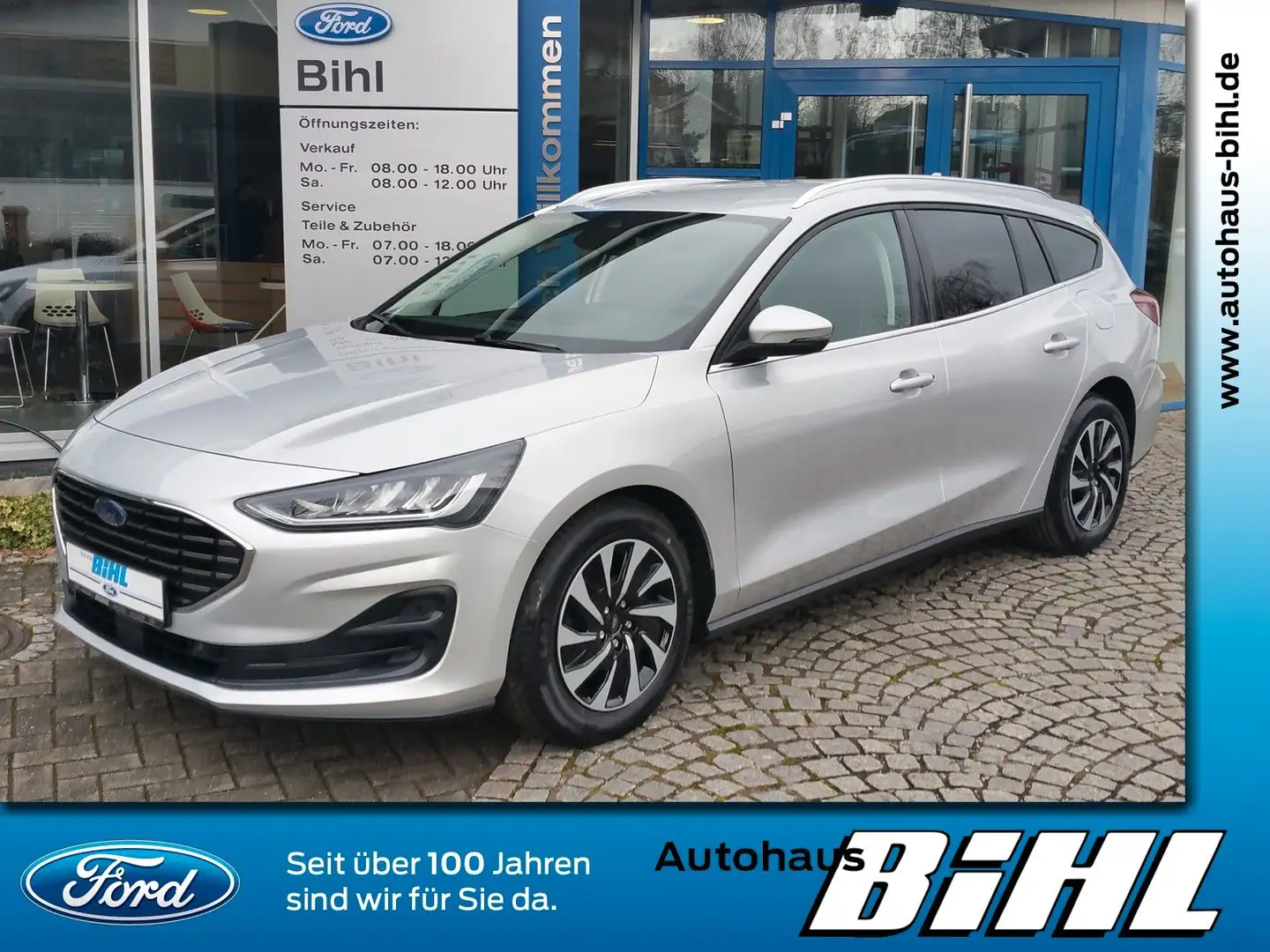 Ford Focus Turnier Titanium Navi SYNC4 Winterp. 1.Ha Argent - 1