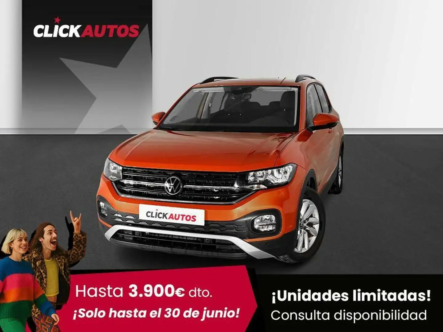 Volkswagen T-Cross 1.0 TSI Advance 81kW Naranja - 1