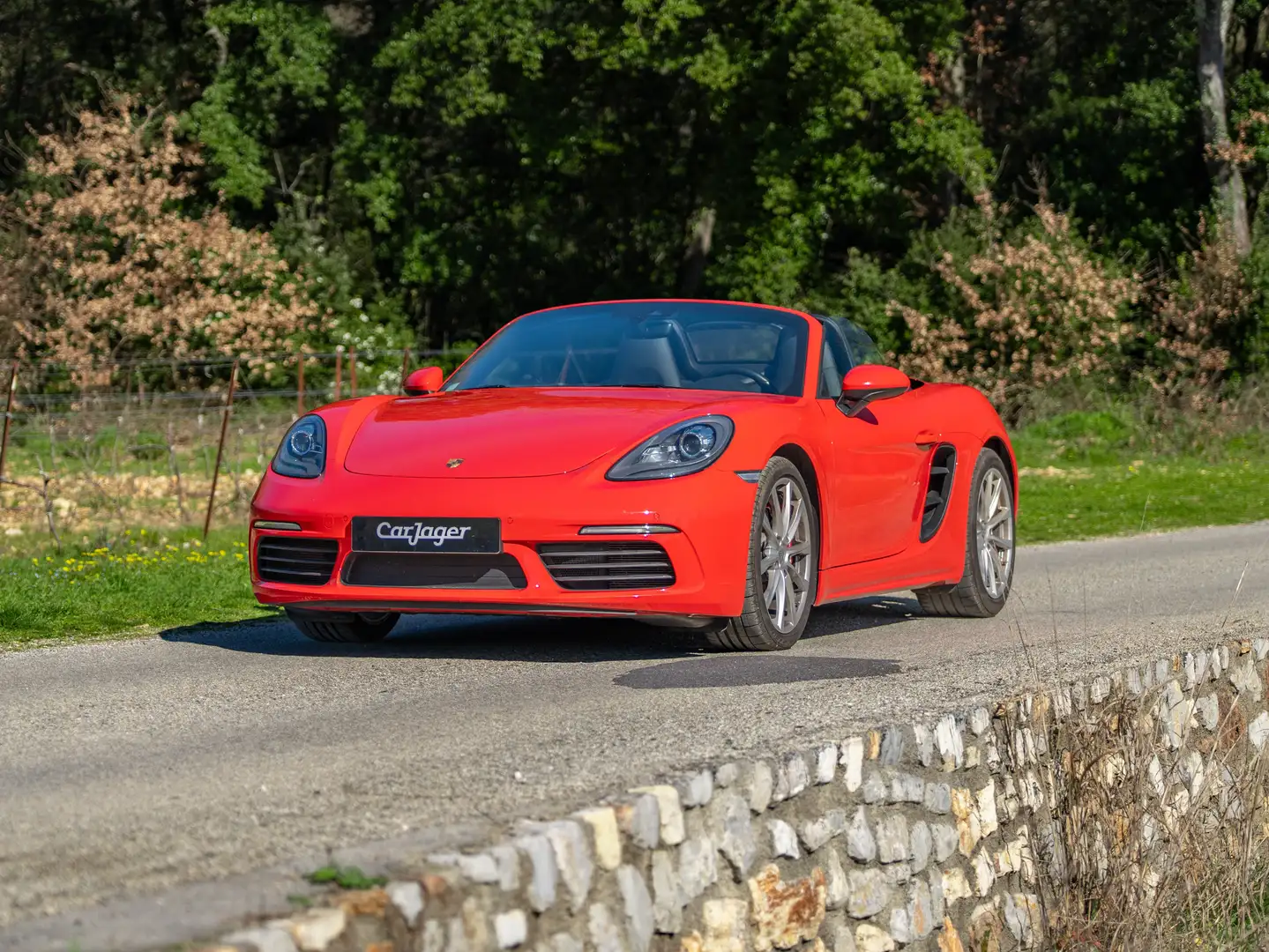 Porsche Boxster 718 2.5i S 350 ch PDK Rouge - 1