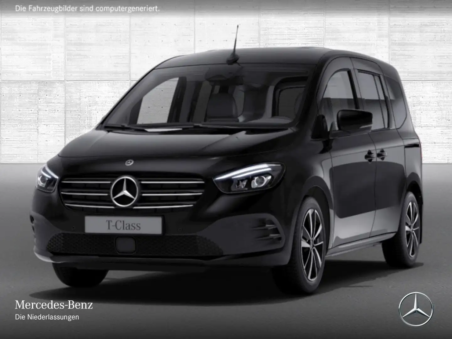 Mercedes-Benz T-Class T 180 d EDITION+PROGRESSIVE+Klimaautom+AHK+Navi Schwarz - 2
