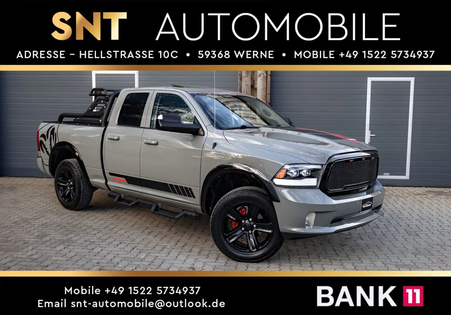 Dodge RAM 1500 QUAD CAB 4X4 VOLL VOLL Grau - 1