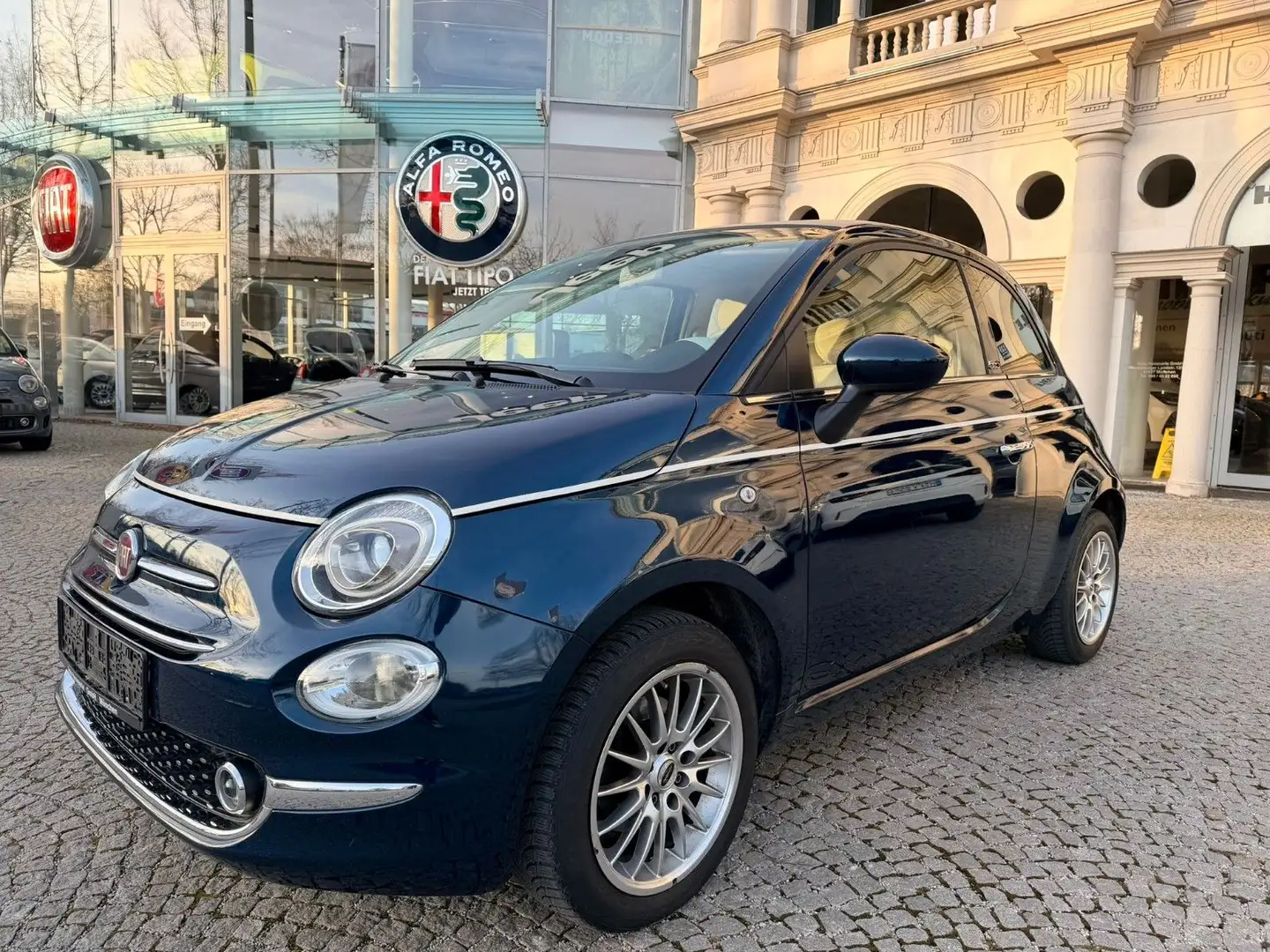 Fiat 500C Lounge *TÜV*Klimaauto*Leder*PDC* Blau - 1