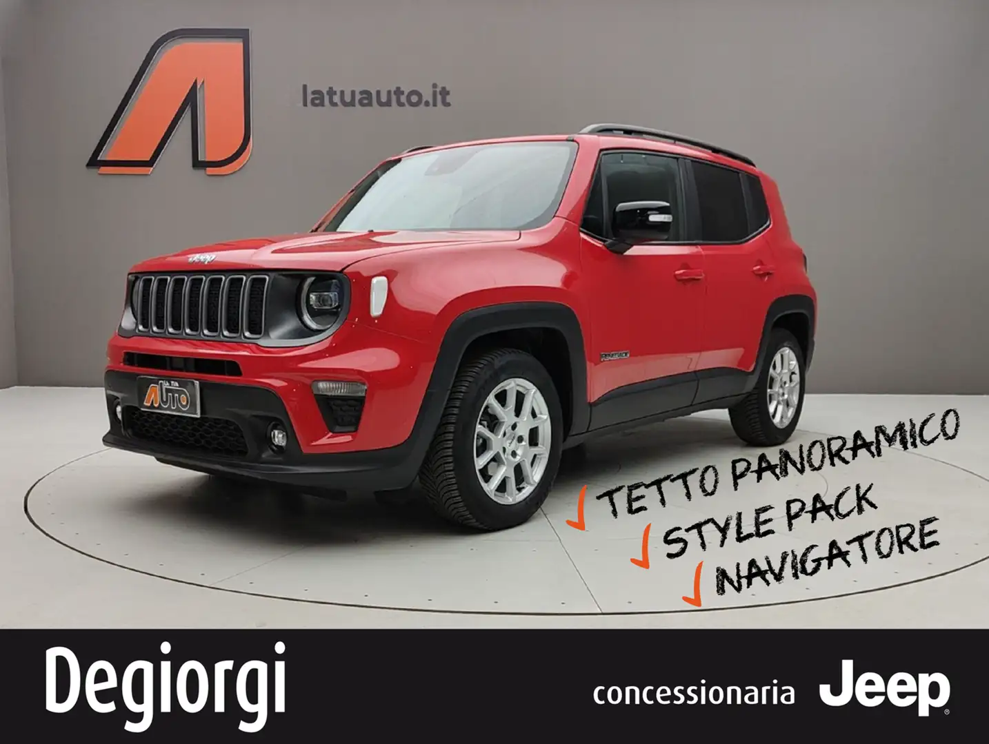 Jeep Renegade 1.0 T3 120CV LIMITED Rouge - 1
