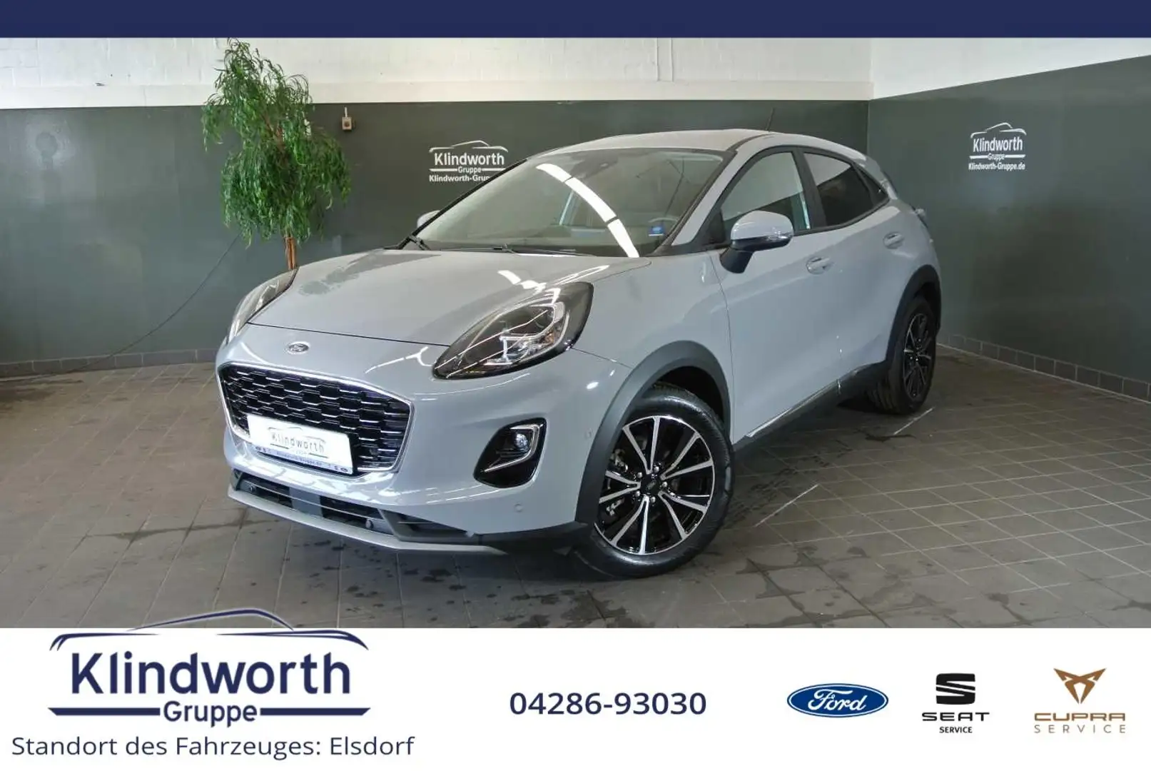 Ford Puma 1.0 E.Boost Hybrid Titanium +Navi+RFK+Shz Grau - 1