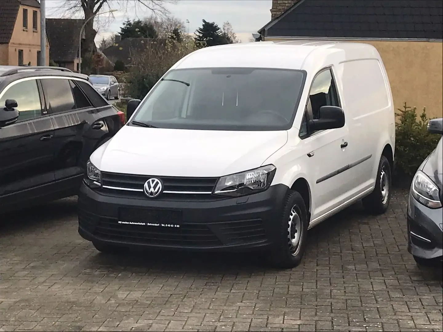 Volkswagen Caddy Maxi Kasten 2,0TDI*AHK*KLIMA*ALLW*SITZH* Weiß - 2
