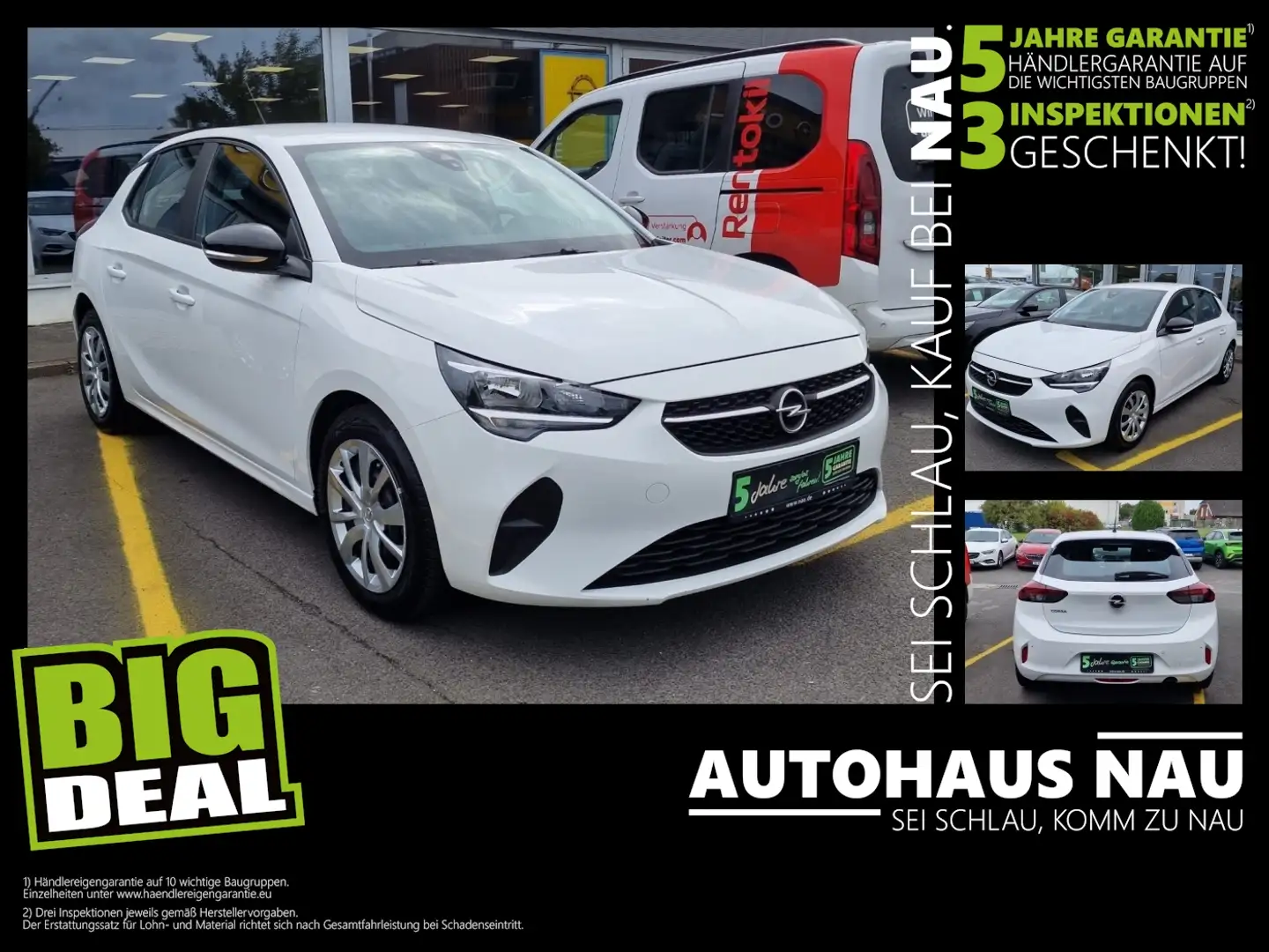 Opel Corsa F 1.2 Turbo Edition SHZ+PDC+SpurH Blanco - 1