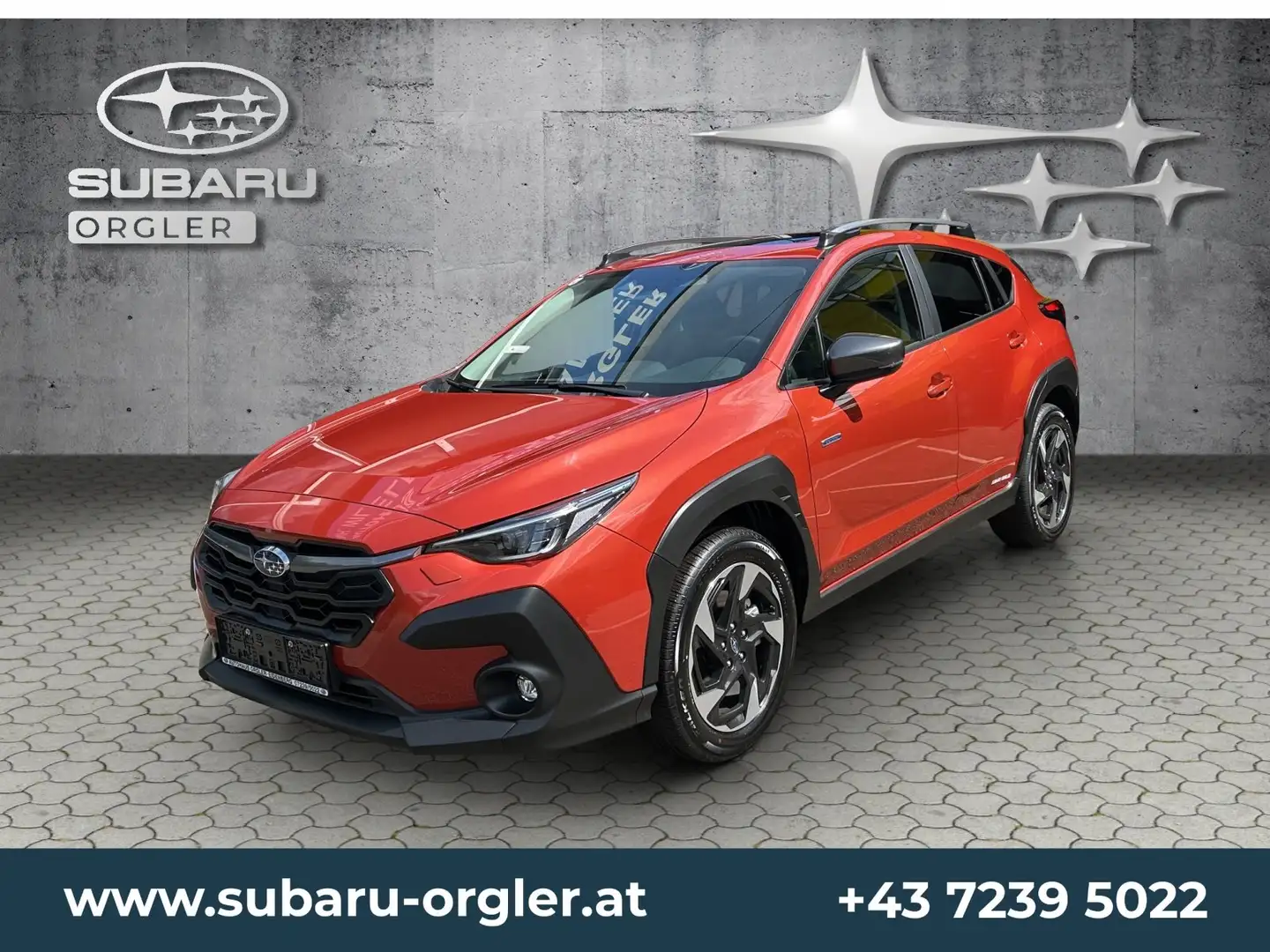 Subaru Crosstrek 2,0i e-Boxer HEV CVT Premium Allrad Aut. Orange - 1