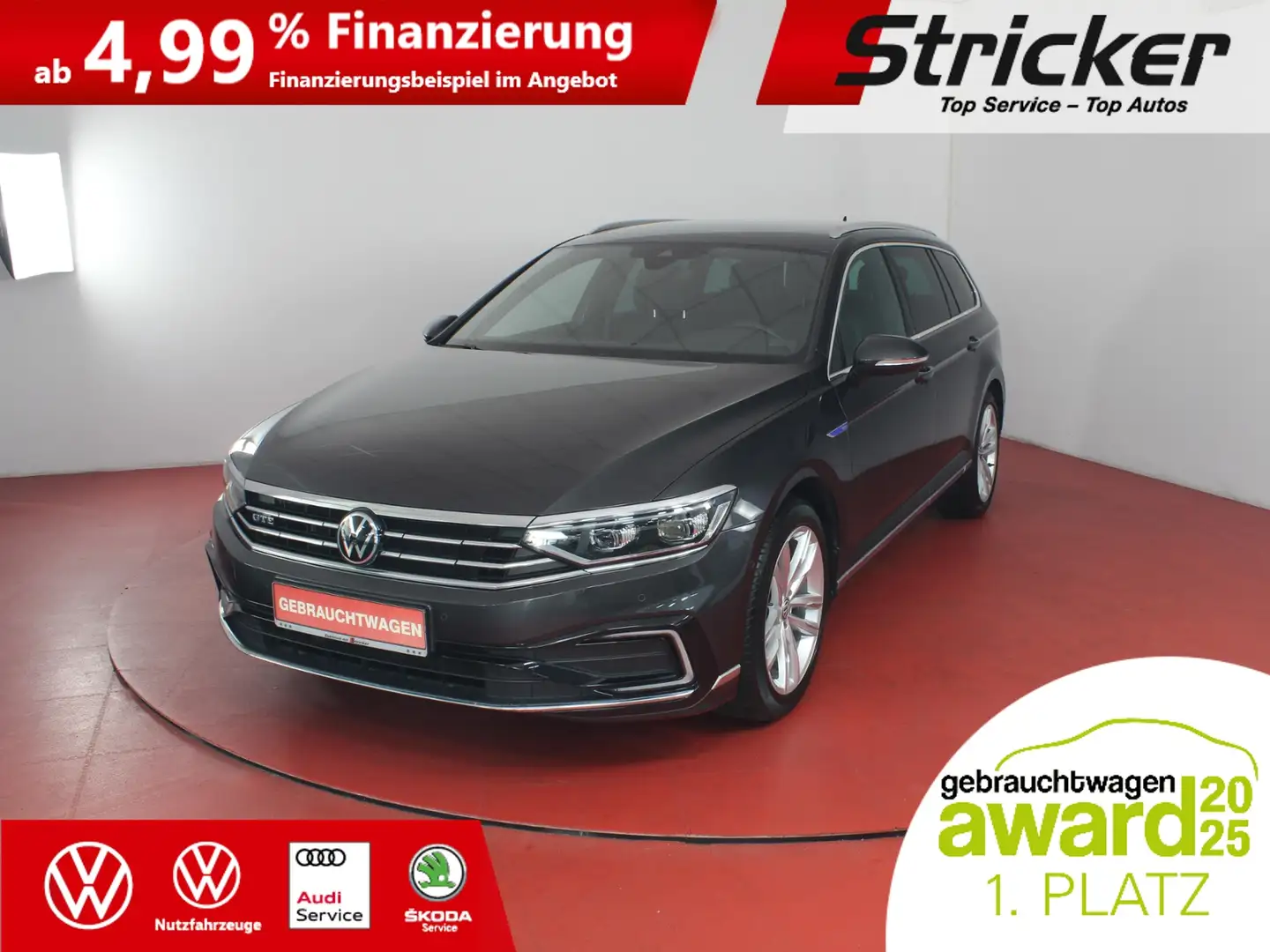 Volkswagen Passat Variant GTE 1.4TSI DSG 308,-ohne Anzahlung AHK App-Connec Grau - 1
