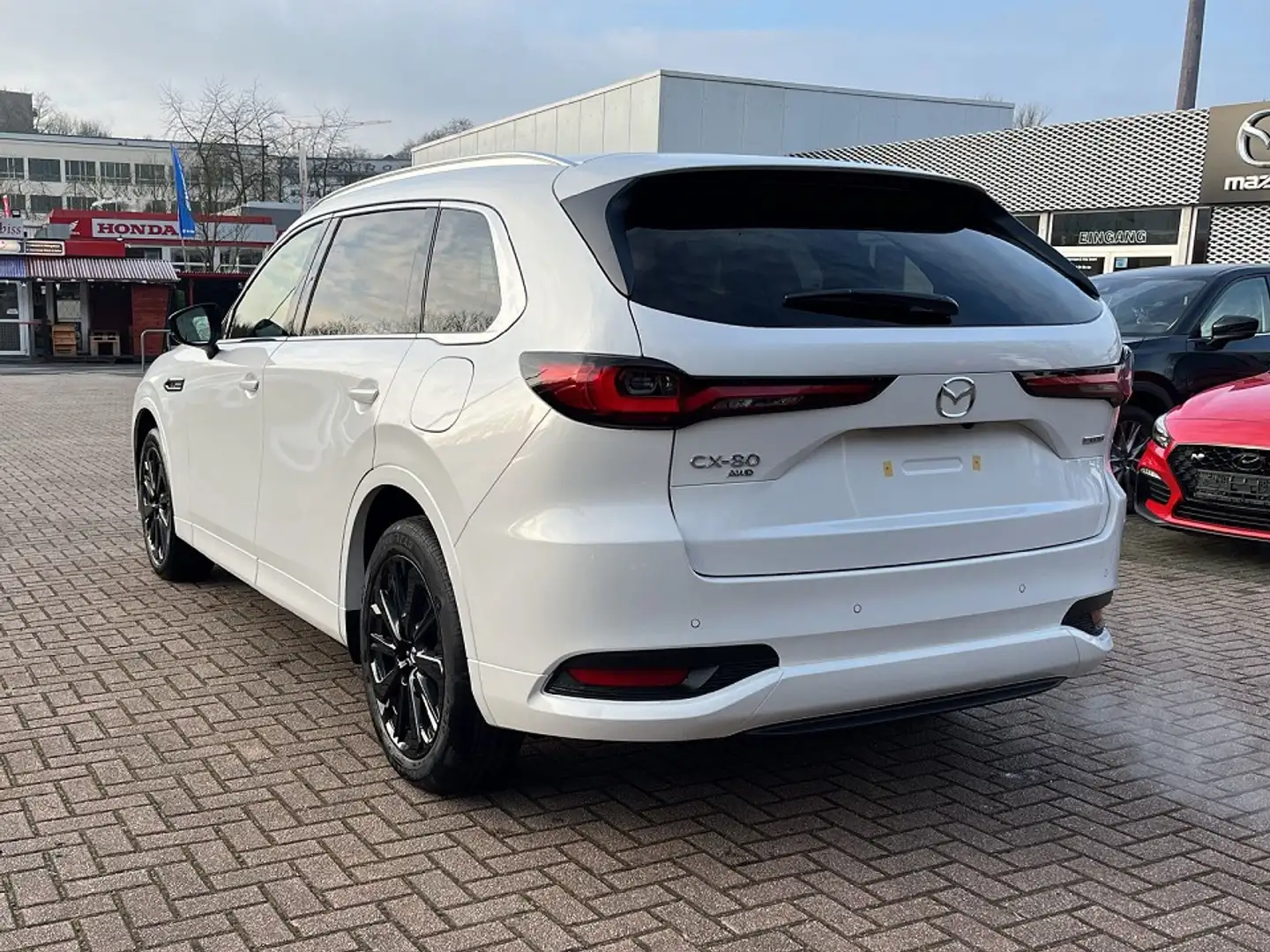 Mazda CX-80 3.3 AWD M Hybrid Homura Plus 7-Sitzer Blanc - 2