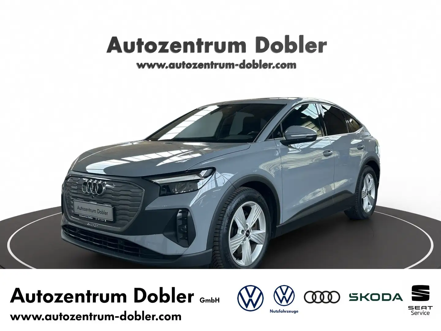 Audi Q4 e-tron Q4 Sportback e-tron 40 PDC ACC Navi Glasdach EURO6 Silber - 1