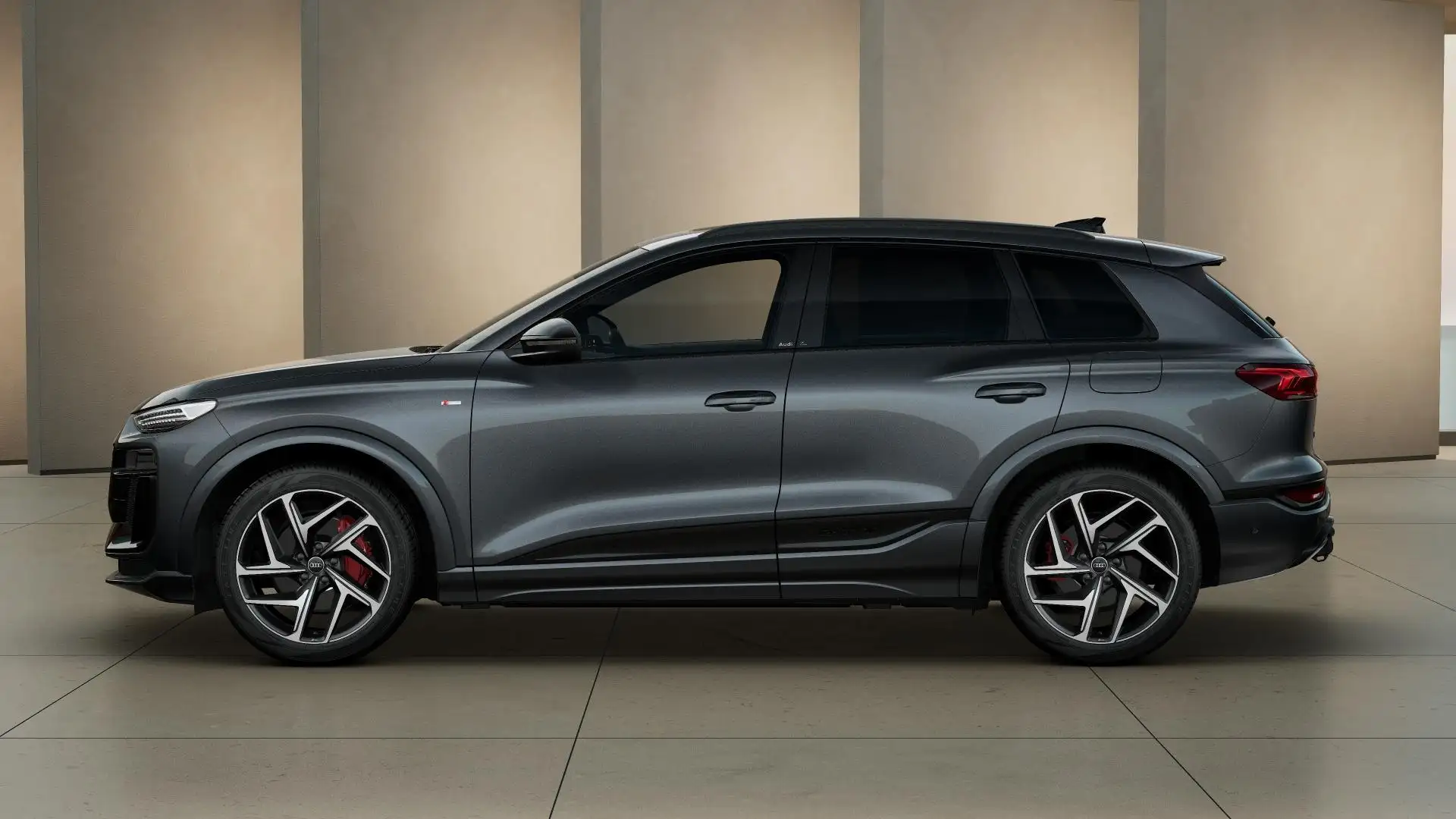 Audi Q6 e-tron S edition performance 100 kWh trekhaak, ada Grijs - 2