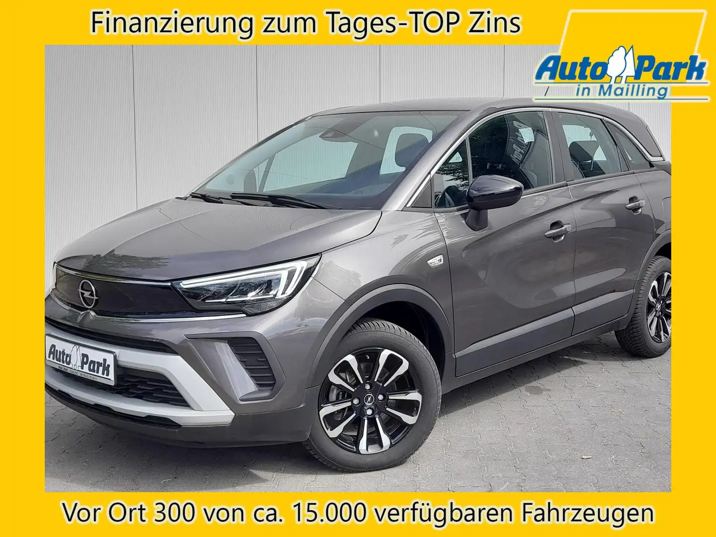 Opel Crossland Aut. Elega. NAVI/APP~LED~SHZ~RFK~ALU Grau - 1