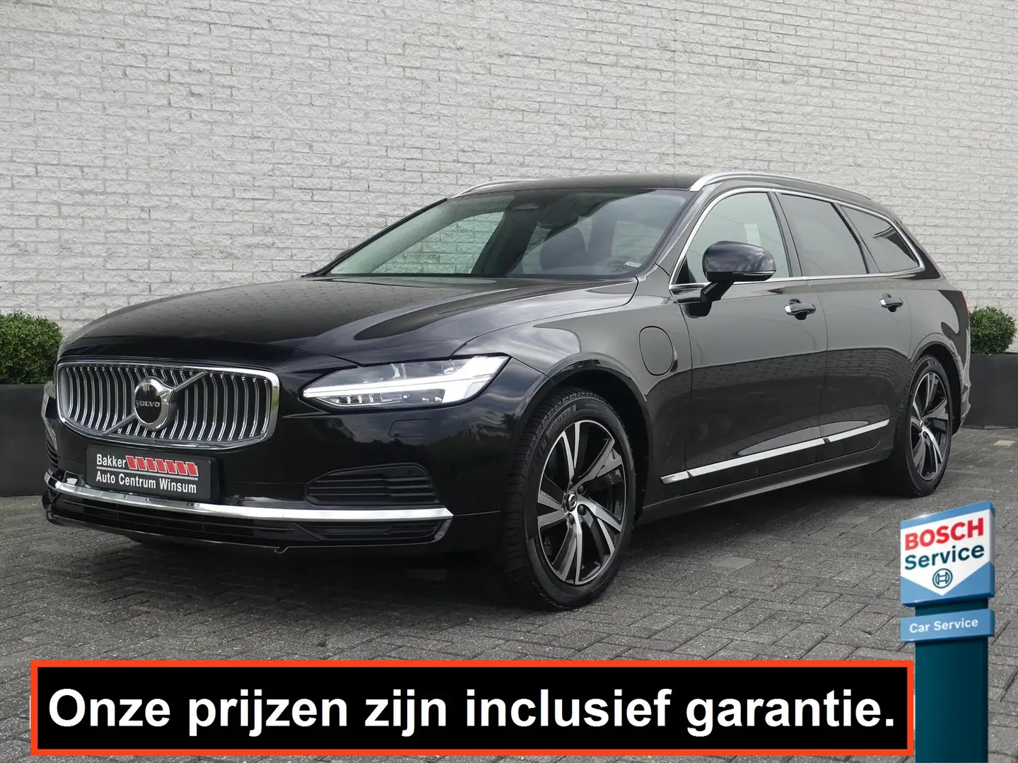 Volvo V90 T6 RECHARGE INSCRIPTION 340PK LEER/TREKHAAK/CAMERA Noir - 1
