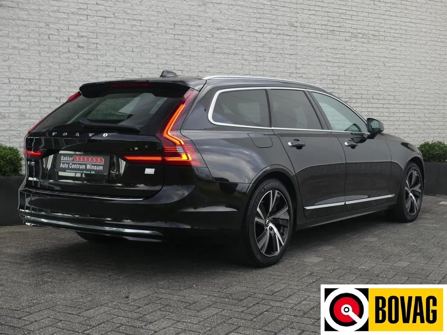Volvo V90 T6 RECHARGE INSCRIPTION 340PK LEER/TREKHAAK/CAMERA Noir - 2