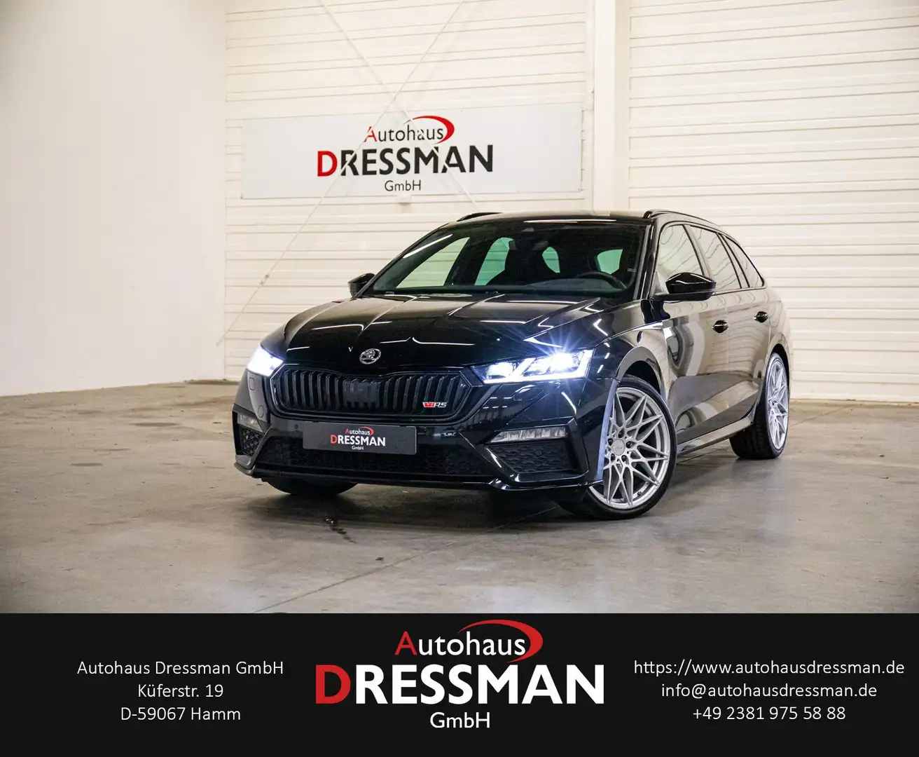 Skoda Octavia RS ACC LED HuD SITZHZ SPORTSITZE Noir - 1