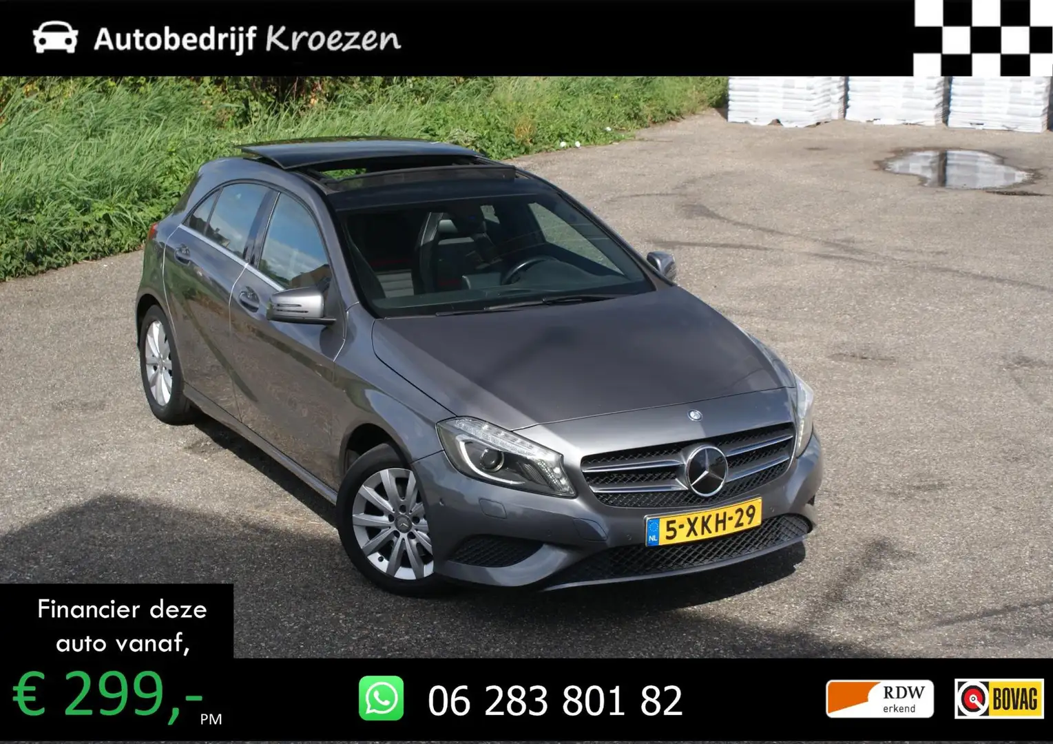 Mercedes-Benz A 180 Ambition Comfort | Pano dak | Led | Automaat | Sto Gris - 1