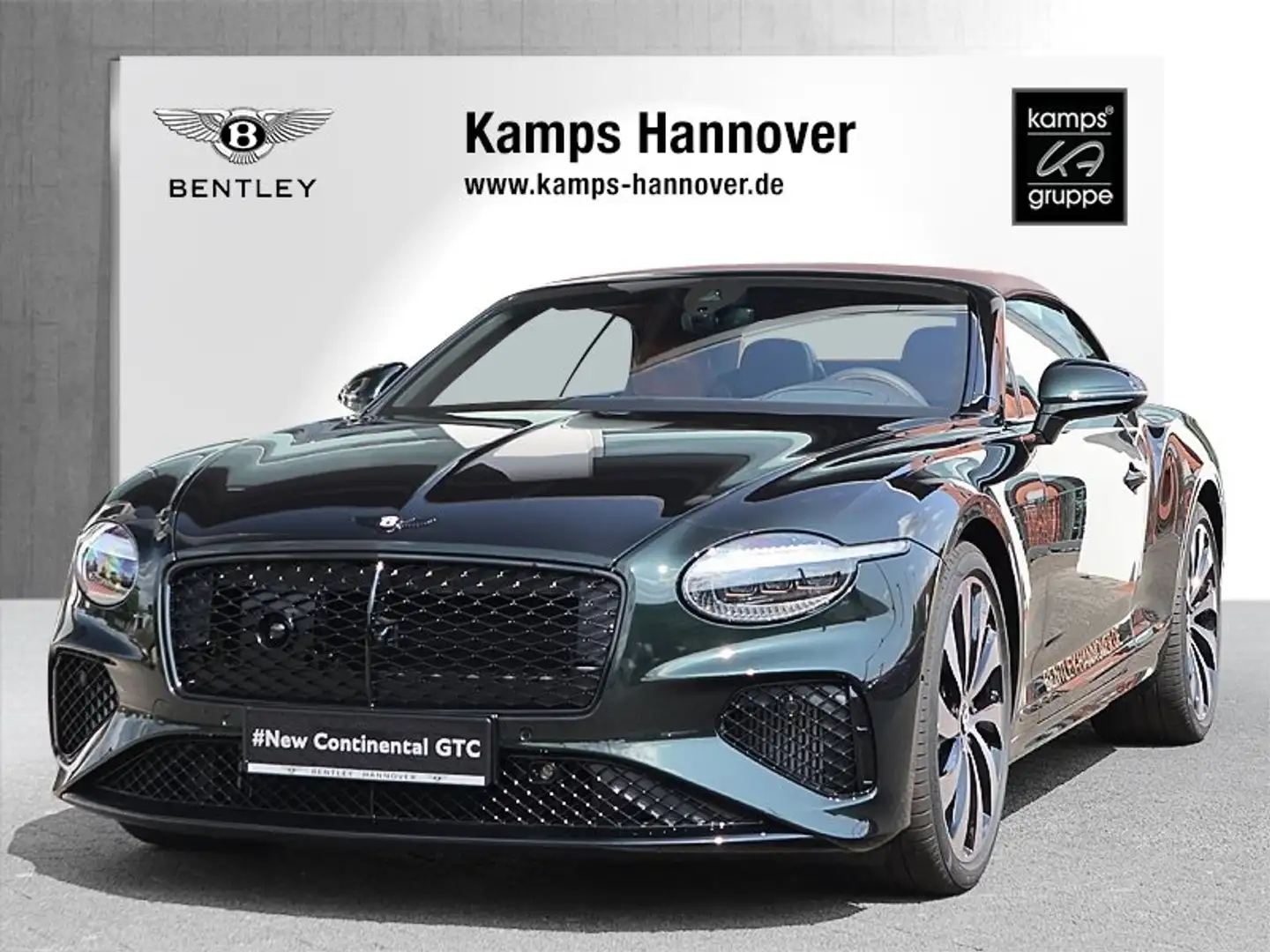 Bentley Continental GTC Black Edition *Rotating*Mulliner Int.* Zelená - 1