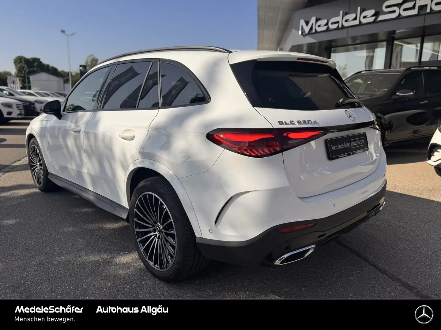 Mercedes-Benz GLC 220 GLC 220 d 4M AMG Night AHK LED Kam Sound 20" Sport Blanc - 2