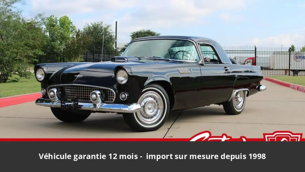 Ford Thunderbird 1956 Convertible 292 CI V8 195 HP Code P 3 vitesses Tous compris, foto 1