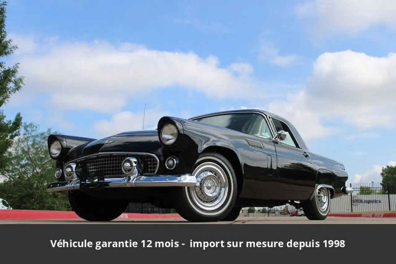 Ford Thunderbird 1956 Convertible 292 CI V8 195 HP Code P 3 vitesses Tous compris, foto 4