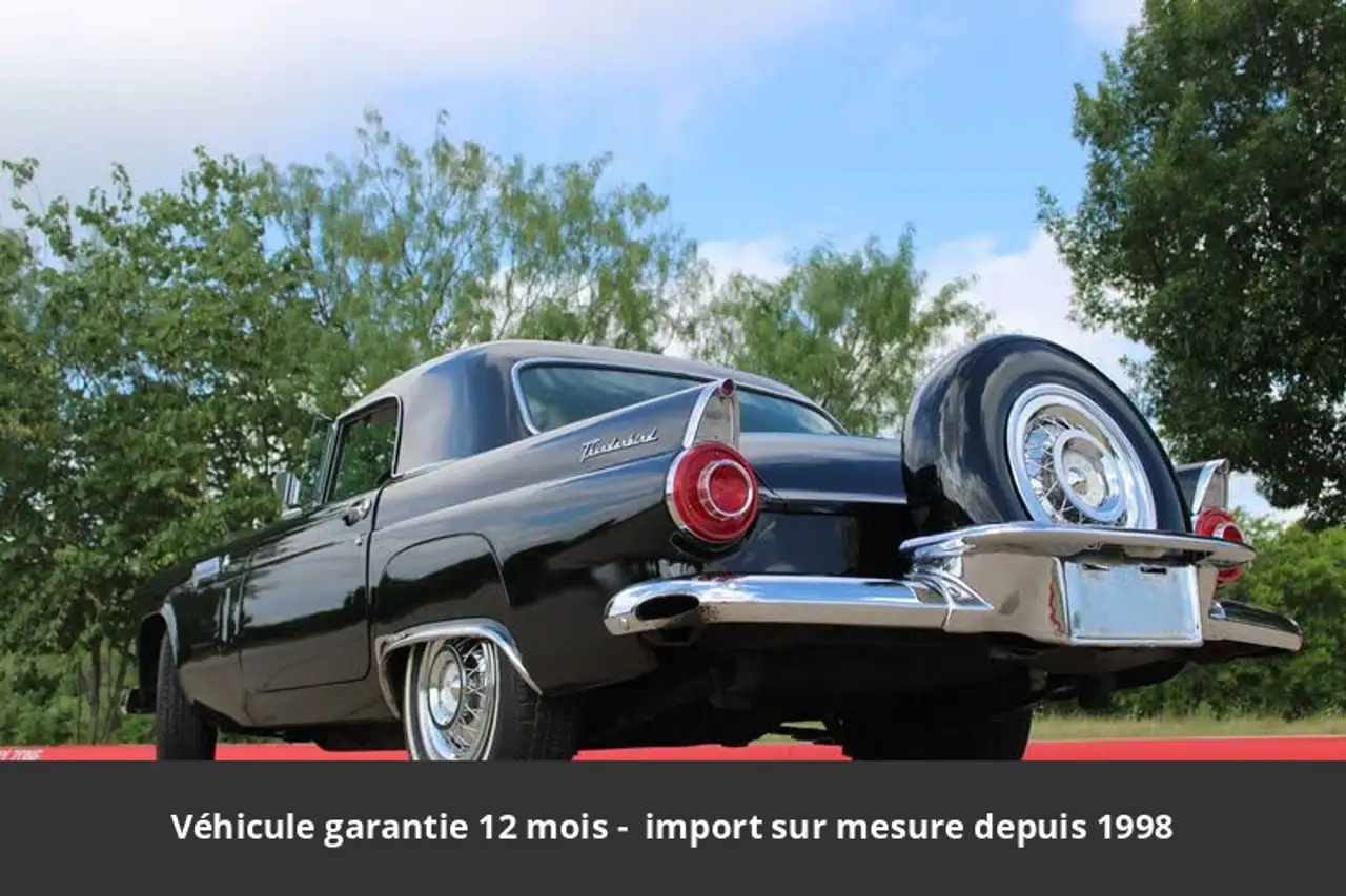 Ford Thunderbird 1956 Convertible 292 CI V8 195 HP Code P 3 vitesses Tous compris, foto 10