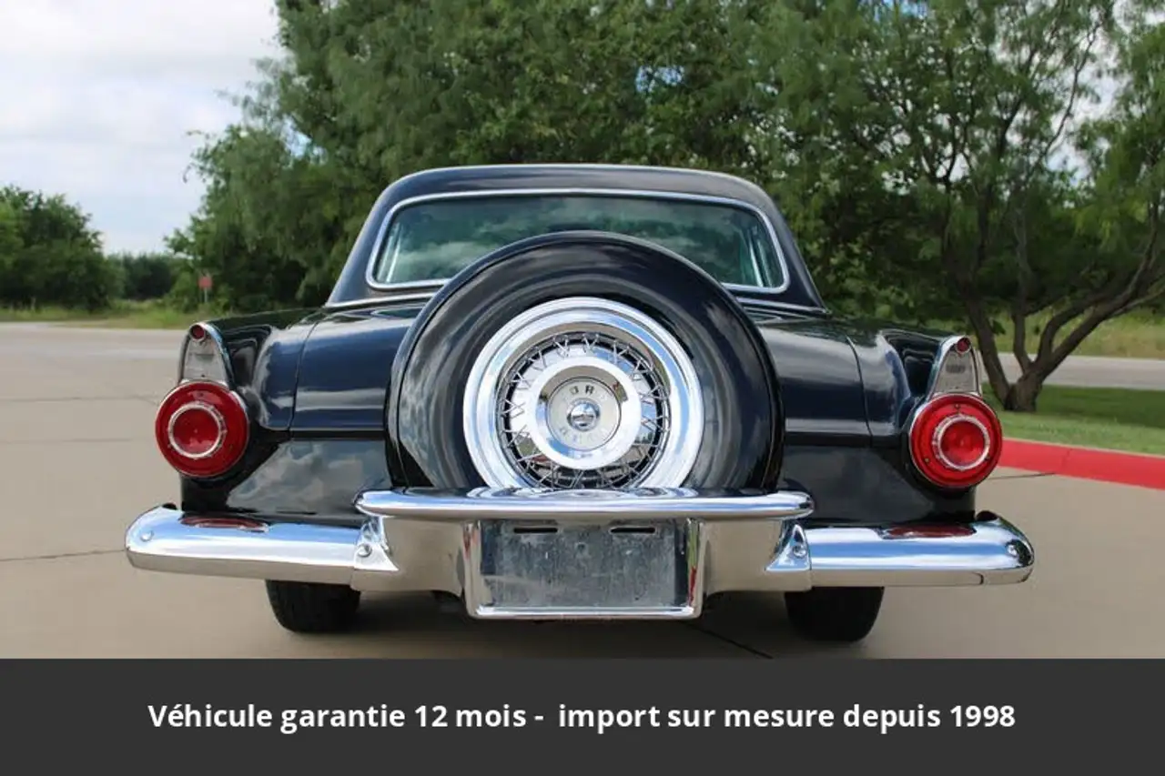 Ford Thunderbird 1956 Convertible 292 CI V8 195 HP Code P 3 vitesses Tous compris, foto 12