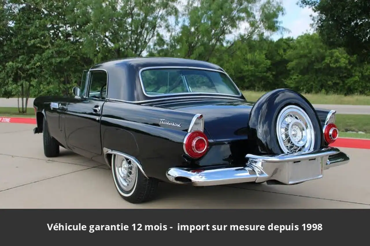 Ford Thunderbird 1956 Convertible 292 CI V8 195 HP Code P 3 vitesses Tous compris, foto 9