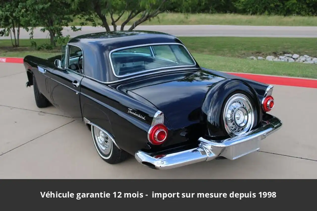 Ford Thunderbird 1956 Convertible 292 CI V8 195 HP Code P 3 vitesses Tous compris, foto 8