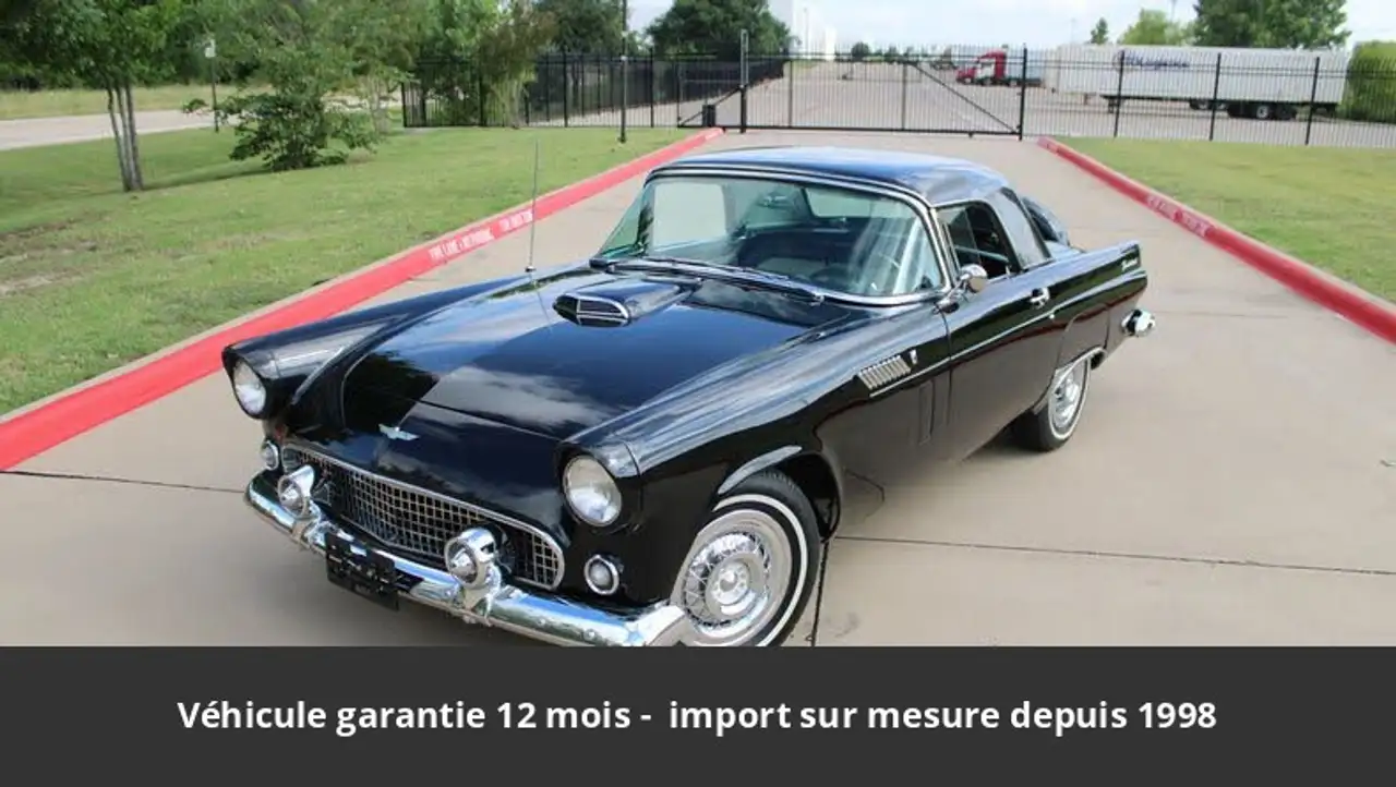 Ford Thunderbird 1956 Convertible 292 CI V8 195 HP Code P 3 vitesses Tous compris, foto 2