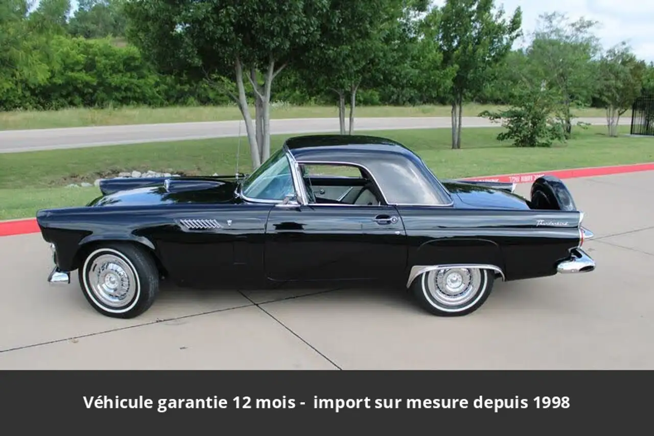 Ford Thunderbird 1956 Convertible 292 CI V8 195 HP Code P 3 vitesses Tous compris, foto 5