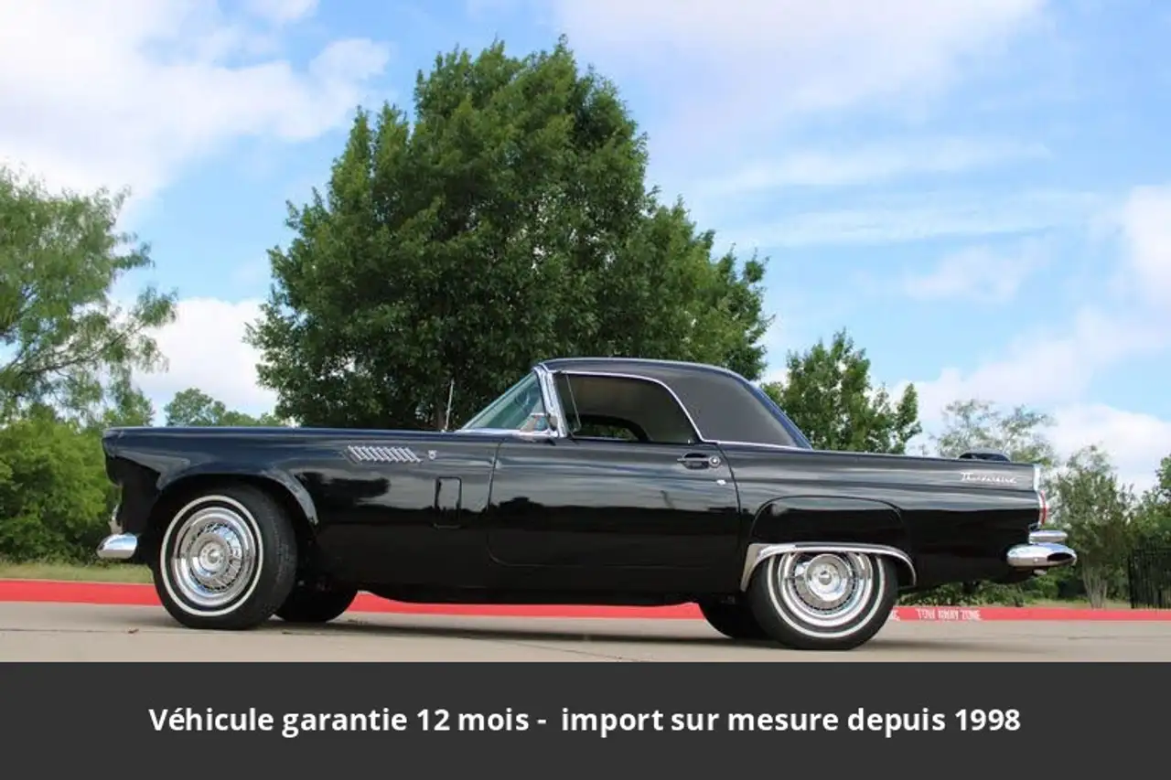 Ford Thunderbird 1956 Convertible 292 CI V8 195 HP Code P 3 vitesses Tous compris, foto 7