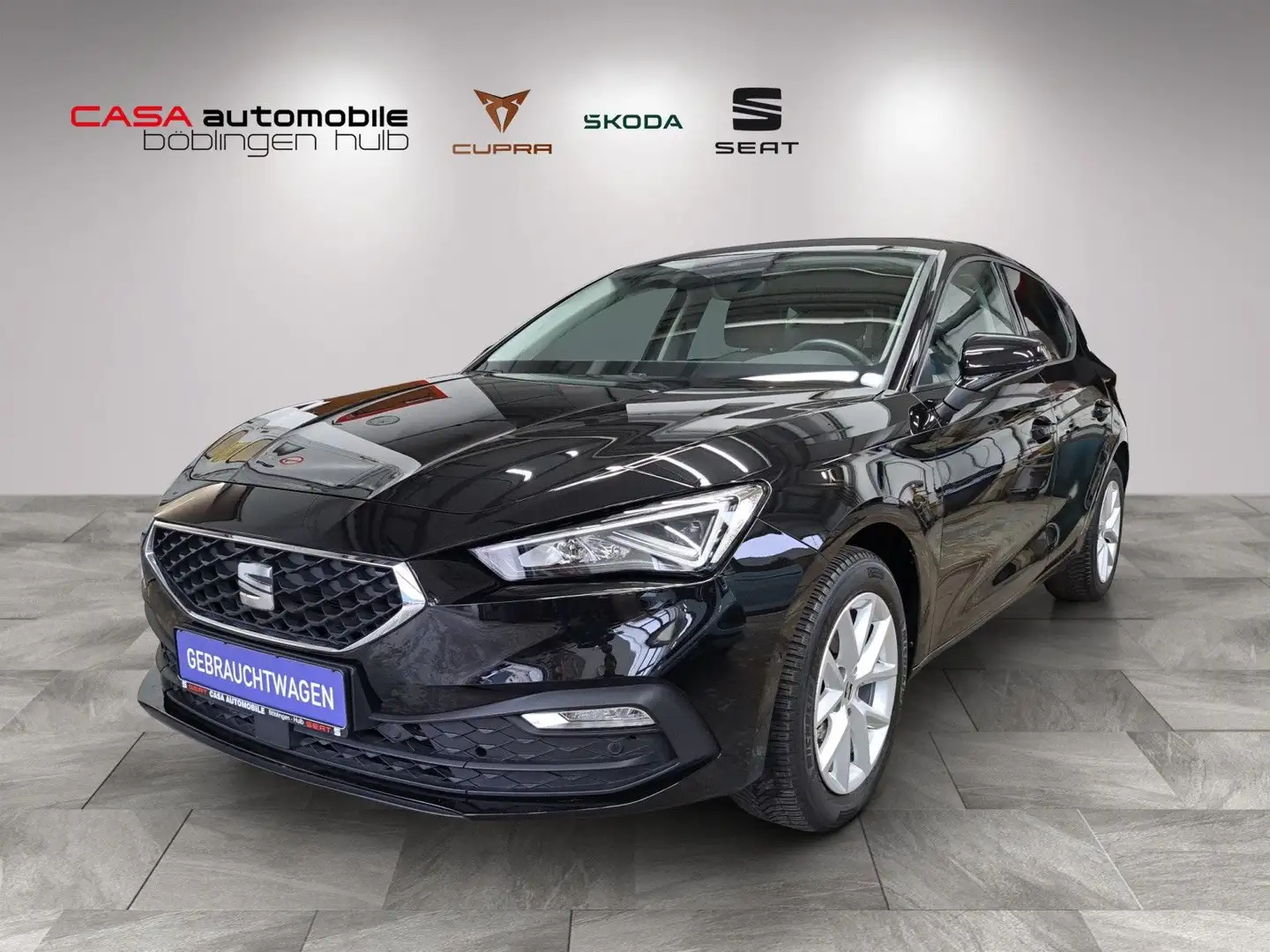 SEAT Leon Style 1.0 TSI Klimaautomatik Voll-LED SHZ Schwarz - 1